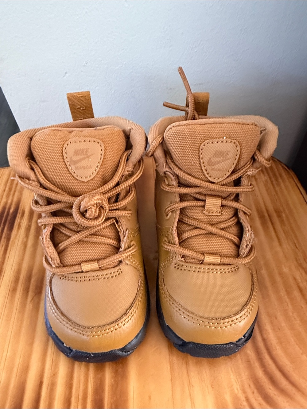 Nike Toddler Tan High-Top Boots